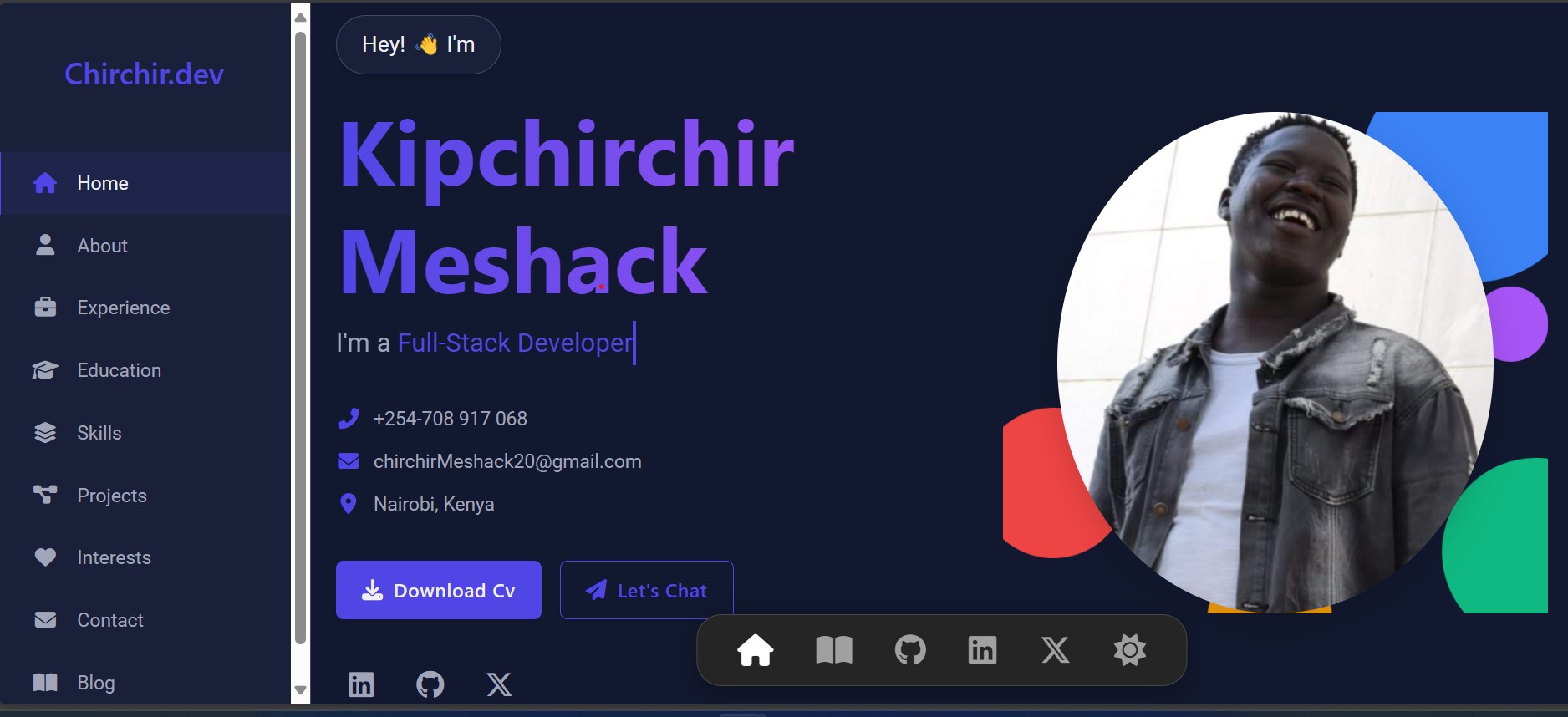 Screenshot of Project 2